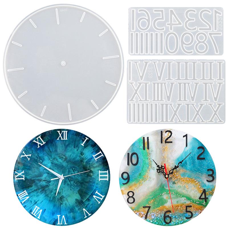 Round Clock Epoxy Resin Silico - огляд і ціна Resin Ocean Wave Mold