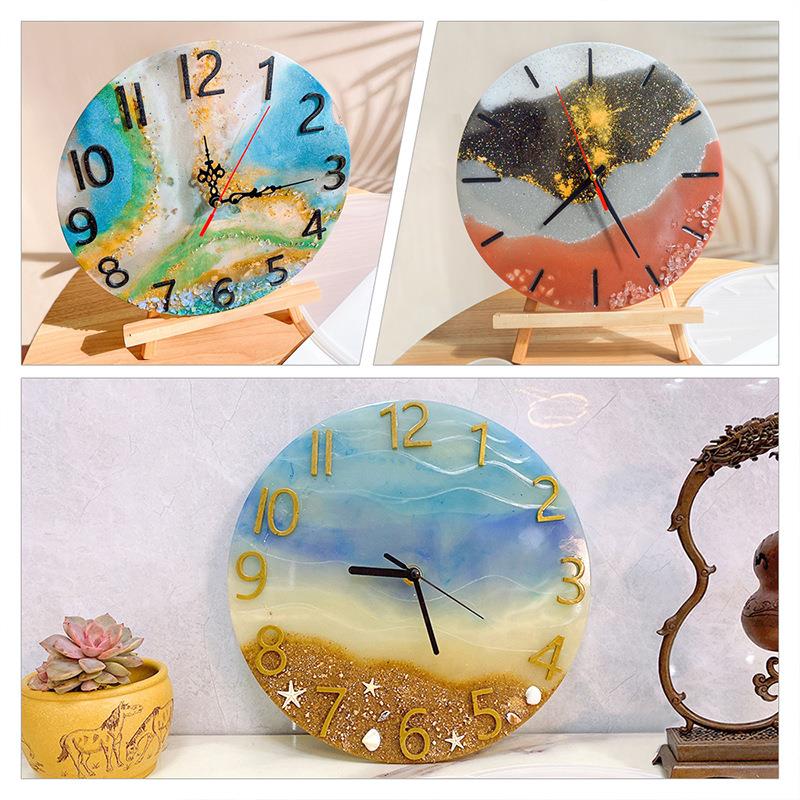 Round Clock Epoxy Resin Silico - огляд і ціна Resin Ocean Wave Mold