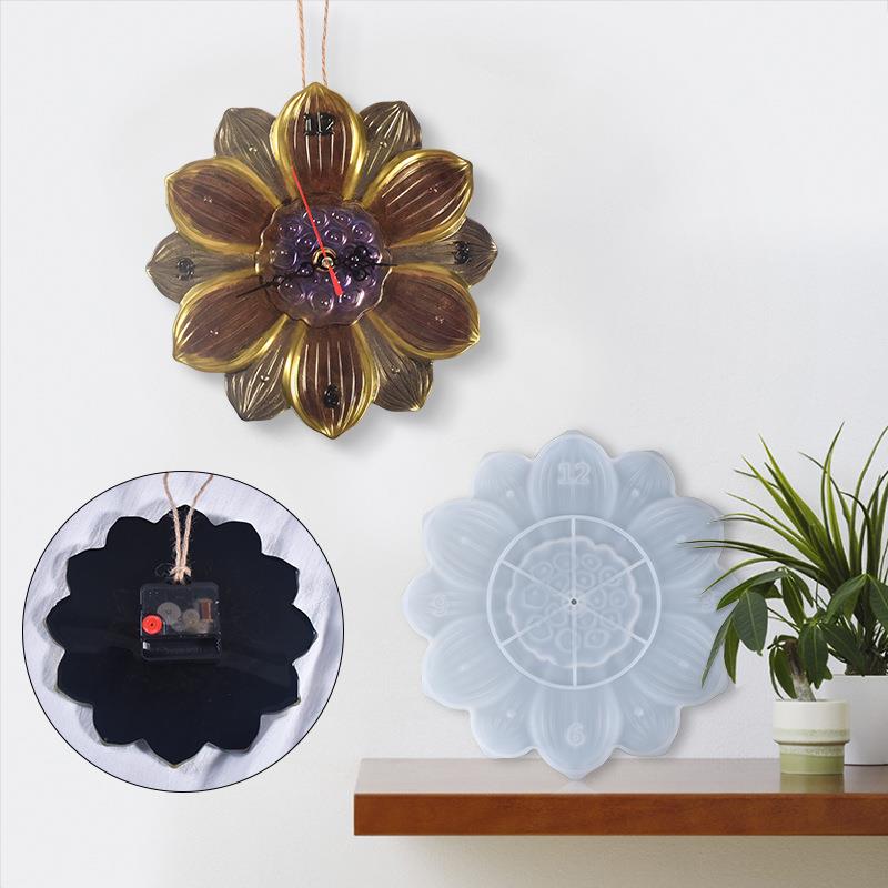 Round Clock Epoxy Resin Silico - огляд і ціна Resin Ocean Wave Mold