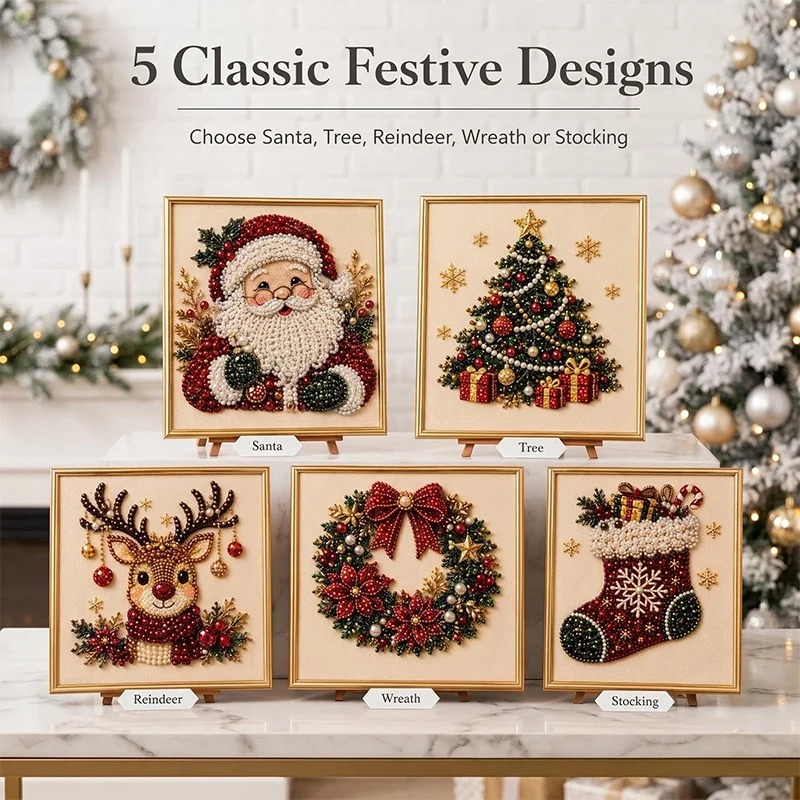 Christmas Pearl Diamond Painti - огляд і ціна Resin Craft For Beginners