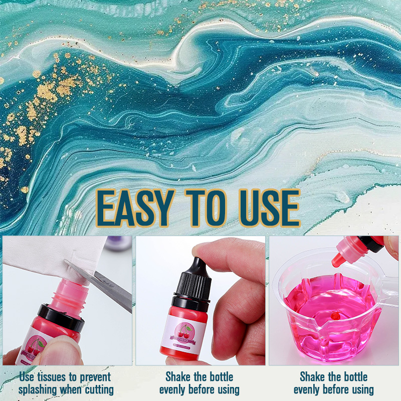 Epoxy Resin Color Pigment 24 V - огляд і ціна Serving Tray Mold