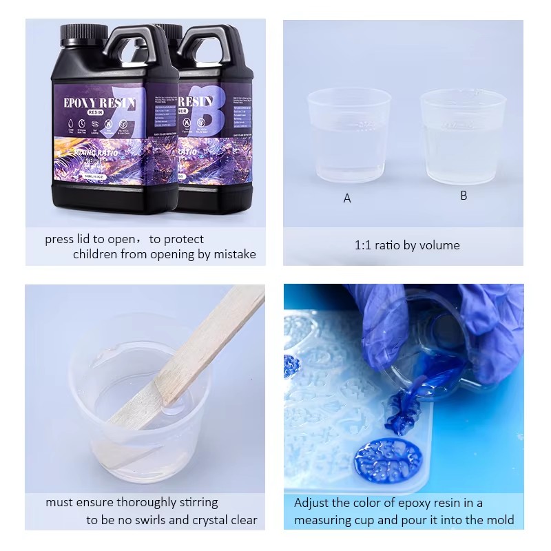 Easy Mix 1:1 Epoxy Resin Kit C - огляд і ціна Serving Tray Mold