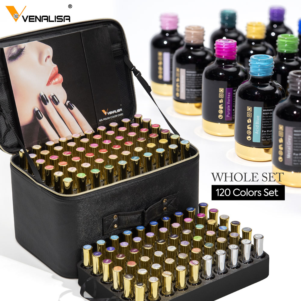120pcs*12ml VENALISA Gel Varni - огляд і ціна Resin Glitter Pack